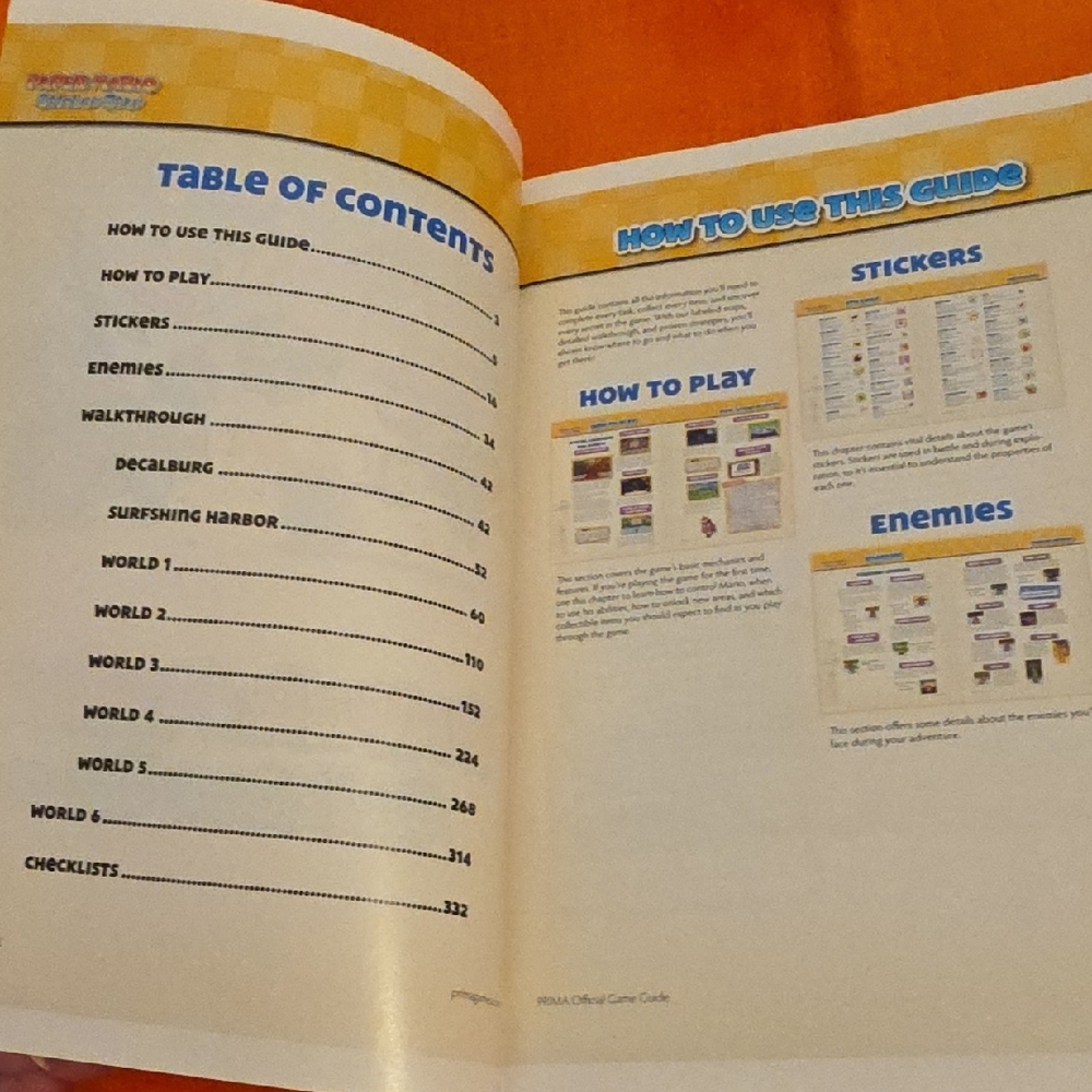 Paper Mario Sticker Star Official Game Guide Paperback Nintendo - Picture 5 of 5